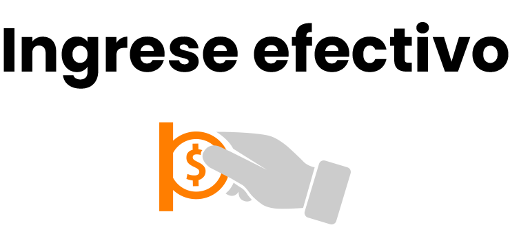 ingrese efectivo